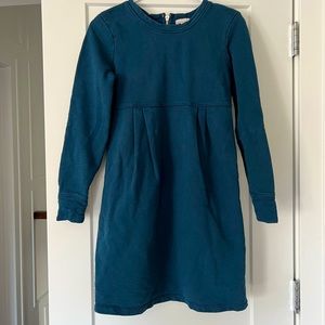 GAP Teal Long Sleeve Dress